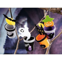 INGROSSO HALLOWEEN DECORAZIONE HALLOWEEN IN TESSUTO 7.5X13 8021785314191 INGROSSO ARTICOLI DI HALLOWEEN