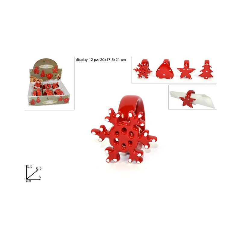 ANELLO ROSSO PORTATOVAGLIOLO 4 MODELLI EAN 8033113313127 INGROSSO ACCESSORI ARREDO TAVOLA NATALIZIA ANELLO ROSSO PORTATOVAGLIOLO 4 MODELLI EAN 8033113313127 INGROSSO ACCESSORI ARREDO TAVOLA NATALIZIA