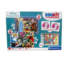 INGROSSO EDUKIT 4IN1 DISNEY CLASSICS 8005125182909 INGROSSO PUZZLE CLASSICI