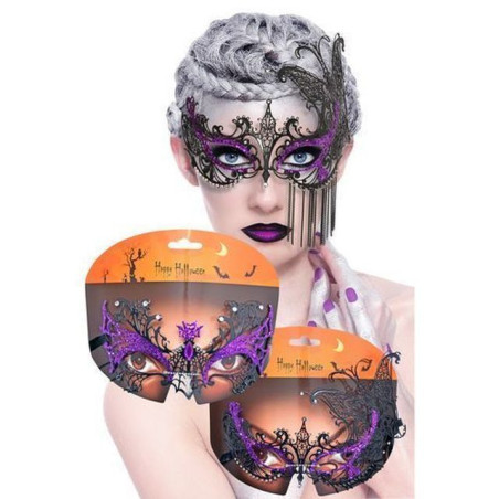 INGROSSO HALLOWEEN MASCHERA OCCHI METALLO C/DECORI SOGG ASS 8008092740332 INGROSSO ARTICOLI DI HALLOWEEN