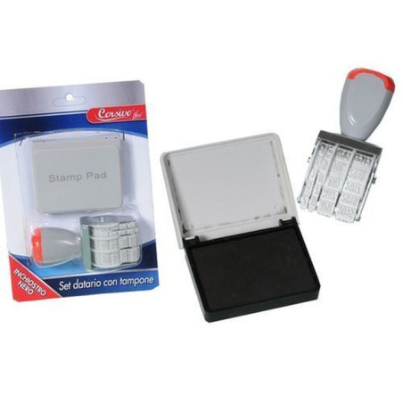 INGROSSO CARTOLERIA SET DATARIO C/TAMPONE 8032732106974 INGROSSO ARTICOLI DI CANCELLERIA ACCESSORI UFFICIO