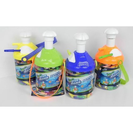 INGROSSO GIOCATTOLI BOTTIGLIA POMPA 300 BOMBE ACQUA +8ANNI H.28CM D.12CM 8010362435657 INGROSSO SPORT E ARIA APERTA