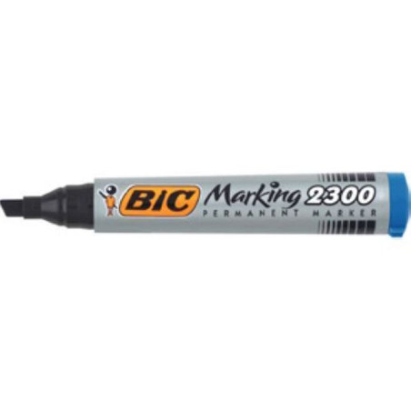 INGROSSO CARTOLERIA BIC MARKER 2300 PUNTA SCALPELLO NERO 3086122300096 INGROSSO PENNE REFIL MARCATORI EVIDENZIATORI
