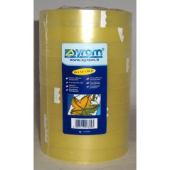 INGROSSO CARTOLERIA NASTRO TRASPARENTE 15X66 C.10 8007717013455 INGROSSO COLLA NASTRI SPAGHI NASTRI ADESIVI