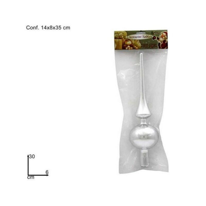 PUNTALE PER ALBERO cm.30 SILVER EAN 8033113207075 INGROSSO PALLINE DI NATALE E PUNTALI PUNTALE PER ALBERO cm.30 SILVER EAN 8033113207075 INGROSSO PALLINE DI NATALE E PUNTALI