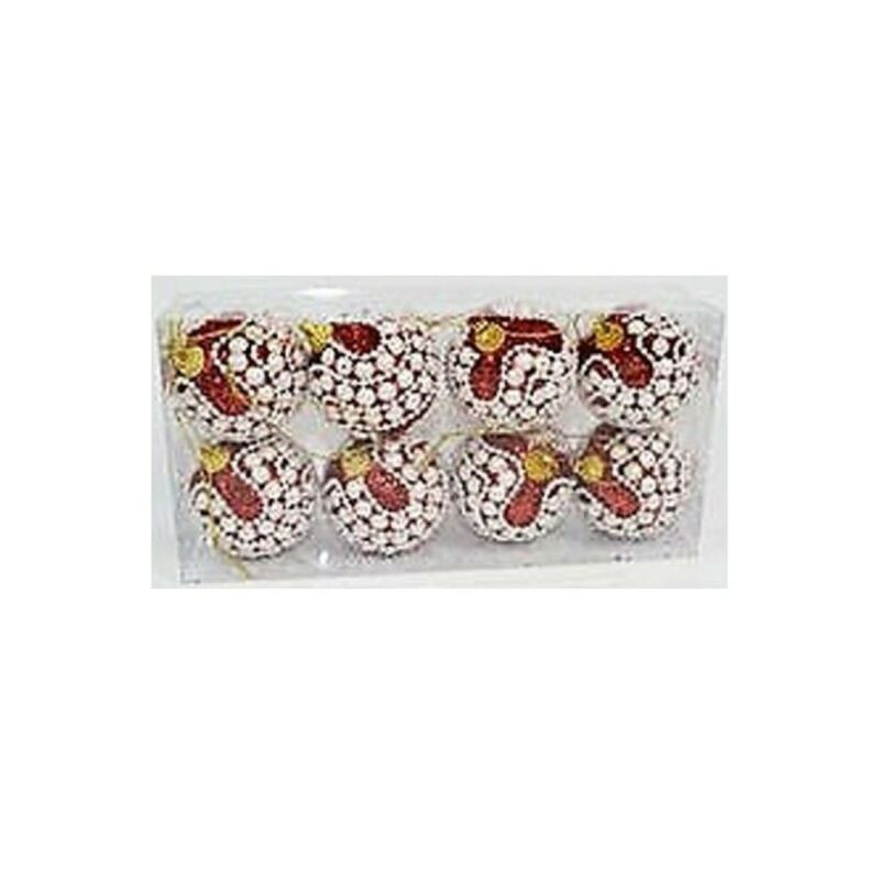 PALLE 6CM 8PZ PERLE C/GLITTER ROSSO EAN 8033113574115 INGROSSO PALLINE DI NATALE E PUNTALI PALLE 6CM 8PZ PERLE C/GLITTER ROSSO EAN 8033113574115 INGROSSO PALLINE DI NATALE E PUNTALI