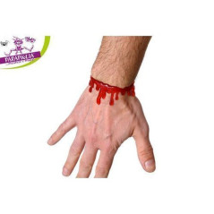 INGROSSO HALLOWEEN BRACCIALE DI SANGUE 8055329098629 INGROSSO ACCESSORI HALLOWEEN BRACCIALETTI HALLOWEEN