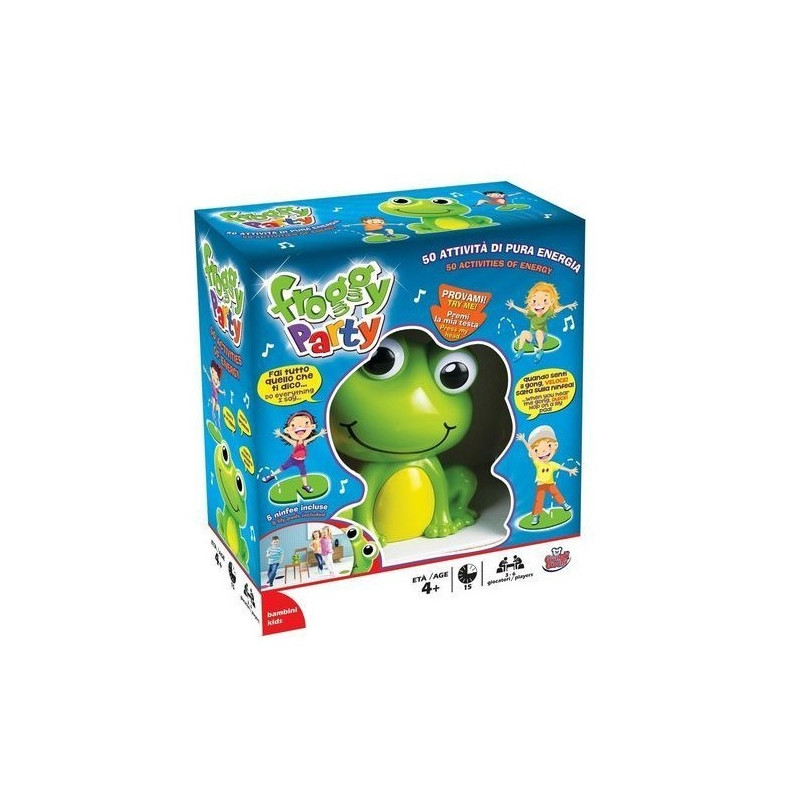 FROGGY PARTY 3/6GIOCATORI 23X25X10CM +4A EAN 8005124013075 INGROSSO GIOCHI DI SOCIETA FROGGY PARTY 3/6GIOCATORI 23X25X10CM +4A EAN 8005124013075 INGROSSO GIOCHI DI SOCIETA
