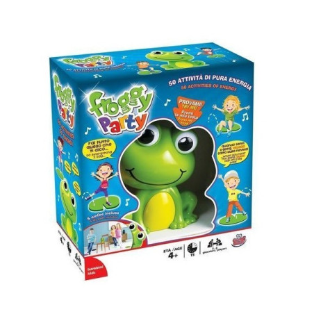 FROGGY PARTY 3/6GIOCATORI 23X25X10CM +4A EAN 8005124013075 INGROSSO GIOCHI DI SOCIETA