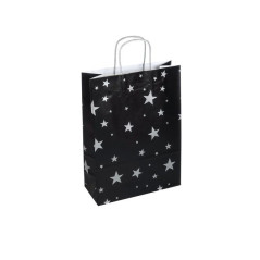 INGROSSO ARTICOLI NATALIZI SHOPPER XMAS ARGENTO CM. 18X24 8010598364219 INGROSSO ARTICOLI NATALIZI PER CONFEZIONI