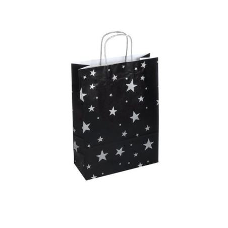 INGROSSO ARTICOLI NATALIZI SHOPPER XMAS ARGENTO CM. 18X24 8010598364219 INGROSSO ARTICOLI NATALIZI PER CONFEZIONI