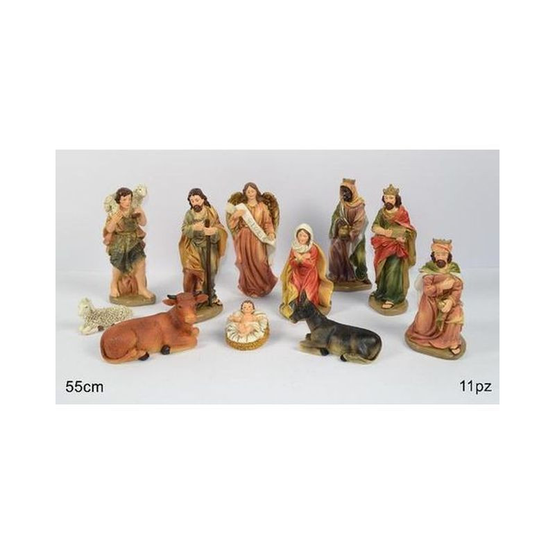 NATIVITA' 55CM 11PZ EAN 8033113390654 INGROSSO PERSONAGGI PER IL PRESEPE E ANIMALI NATIVITA' 55CM 11PZ EAN 8033113390654 INGROSSO PERSONAGGI PER IL PRESEPE E ANIMALI