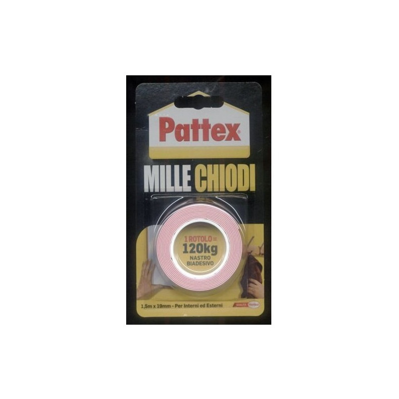 PATTEX MILLECHIODI TAPE BL.1 EAN 8004630906796 INGROSSO NASTRI ISOLANTI PATTEX MILLECHIODI TAPE BL.1 EAN 8004630906796 INGROSSO NASTRI ISOLANTI