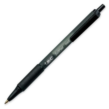 INGROSSO CARTOLERIA BIC SFERA SOFTFEEL CLIC GRIP NERA C.12 0070330914360 INGROSSO PENNE REFIL MARCATORI EVIDENZIATORI