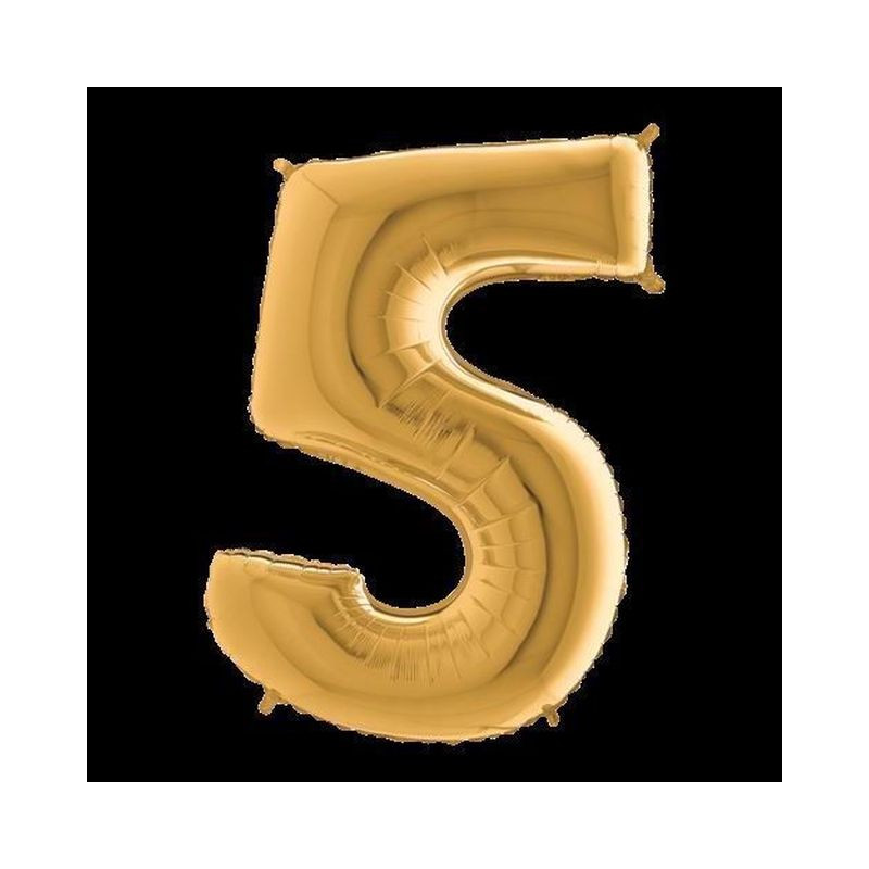 PALLONCINO MYLAR 102CM N.5 ORO EAN 8020834424256 INGROSSO PALLONCINI COMPLEANNO PALLONCINO MYLAR 102CM N.5 ORO EAN 8020834424256 INGROSSO PALLONCINI COMPLEANNO