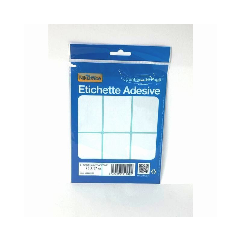 BUSTINE ETICHETTE 10 FOGLI 73X37 EAN 8033593015092 INGROSSO ETICHETTE LABEL POSTIT