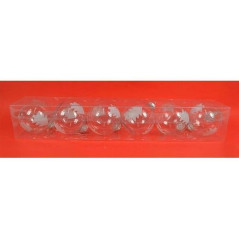 INGROSSO ARTICOLI NATALIZI BOX 6 PALLE PVC 10CM ALBERO DI NATALE 8033113597374 INGROSSO ADDOBBI ALBERO NATALE