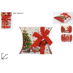 INGROSSO ARTICOLI NATALIZI SCATOLA REGALO C/FIOCCO 11X13CM ASS. 8033113724565 INGROSSO ARTICOLI NATALE