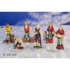 INGROSSO ARTICOLI NATALIZI PERSONAGGI NATALIZI 10CM 7ASS 8015361771874 INGROSSO PRESEPE E ACCESSORI PERSONAGGI PER IL PRESEPE E