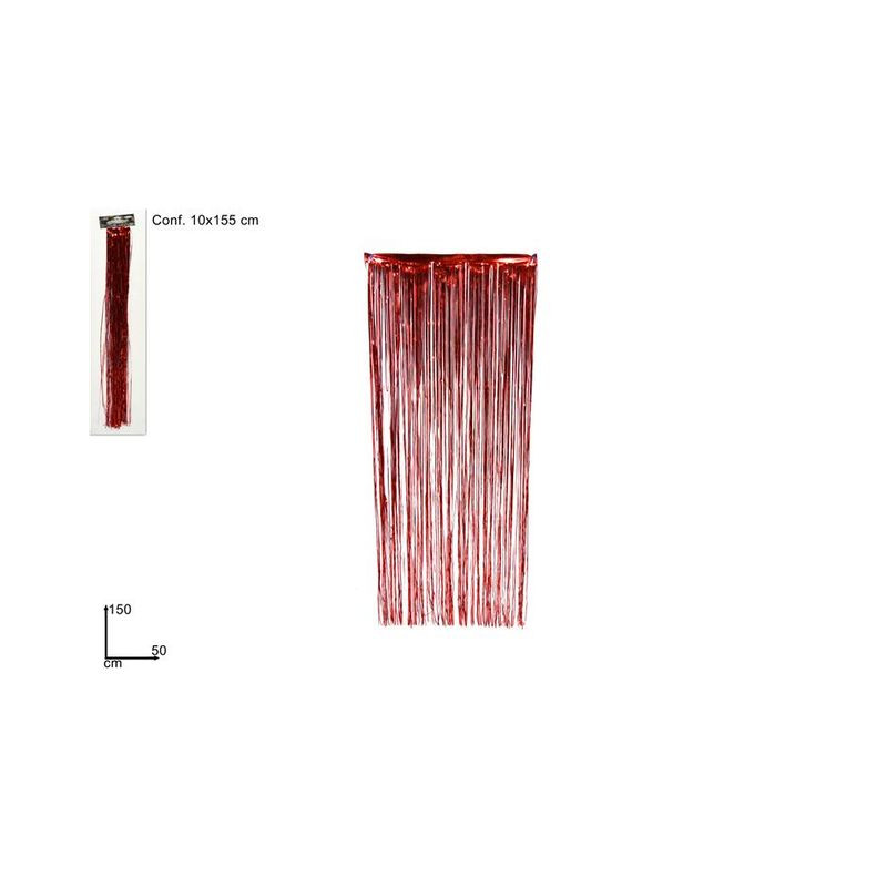 CAPELLI ANGELO 50X150CM ROSSO EAN 8033113521195 INGROSSO NASTRI NATALIZI PER ADDOBBO