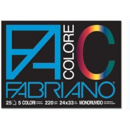 INGROSSO CARTOLERIA BLOCCO FABRIANOCOLORE 24X33 8001348161431 INGROSSO QUADERNI ALBUM BRISTOL ALBUM DA DISEGNO