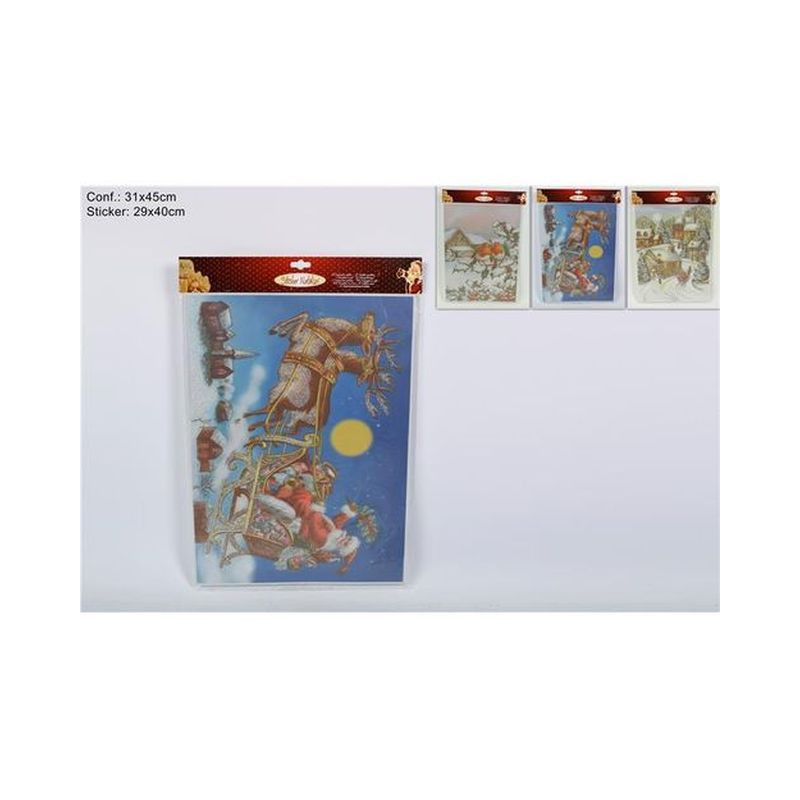 STICKER SCENARI NATALIZI CM 29X40 3 ASS. EAN 8033113778353 INGROSSO OGGETTISTICA NATALIZIA STICKER SCENARI NATALIZI CM 29X40 3 ASS. EAN 8033113778353 INGROSSO OGGETTISTICA NATALIZIA