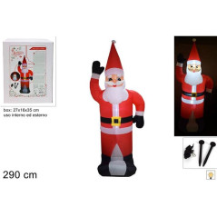 INGROSSO ARTICOLI NATALIZI BABBO NATALE GONFIABILE 240CM 8027501866203 INGROSSO DECORAZIONI NATALIZIE