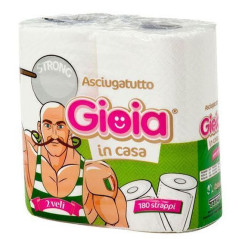 INGROSSO CASALINGHI ASCIUGATUTTO GIOIA 2V. 2 ROT. 8011909011341 INGROSSO ARTICOLI PER CASA CARTA PER LA CASA