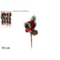 SPILLONE BACCHE C/FUNGHI E PIGNE 19CM EAN 8033113643088 INGROSSO FIORI FINTI NATALIZI SPILLONE BACCHE C/FUNGHI E PIGNE 19CM EAN 8033113643088 INGROSSO FIORI FINTI NATALIZI