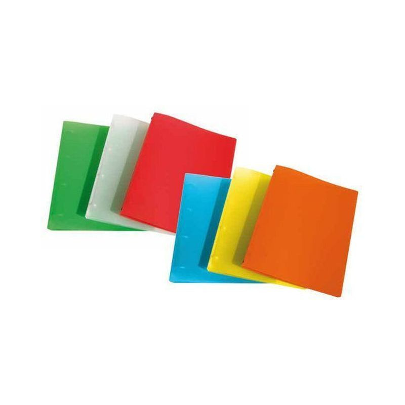 COPERTINA 4 ANELLI A/4 PPL MM.30 EAN 8004434870750 INGROSSO COPERTINE AD ANELLI