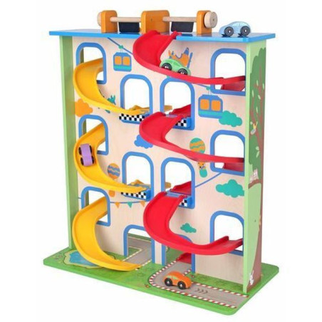 INGROSSO GIOCATTOLI PISTA GARAGE 54X40X63.5CM 8010362095851 INGROSSO GIOCHI E GIOCATTOLI GIOCHI IN LEGNO