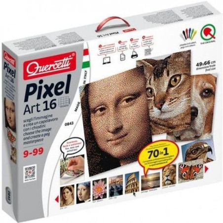 INGROSSO GIOCATTOLI PIXEL ART-16 TAV 8007905008430 INGROSSO GIOCHI E GIOCATTOLI QUERCETTI CHIODINI GIOCHI