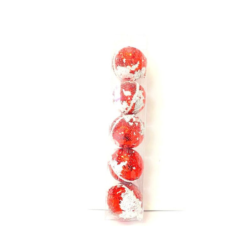 PALLE 8CM 5PZ PAILLETTES BICOL. ROSSO/BI EAN 8033113822971 INGROSSO PALLINE DI NATALE E PUNTALI PALLE 8CM 5PZ PAILLETTES BICOL. ROSSO/BI EAN 8033113822971 INGROSSO PALLINE DI NATALE E PUNTALI