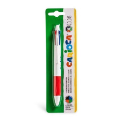 INGROSSO CARTOLERIA CARIOCA PENNA 4 COLORI BLISTER 8003511401450 INGROSSO PENNE REFIL MARCATORI EVIDENZIATORI