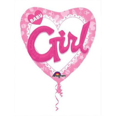 INGROSSO FESTA E PARTY PALLONE FOIL 91CM CUORE BABY GIRL 0026635309219 INGROSSO ARTICOLI PER FESTE PALLONCINI COMPLEANNO