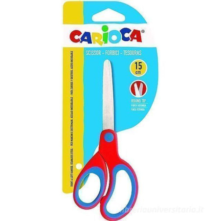 INGROSSO CARTOLERIA CARIOCA SCISSOR 15CM 8003511426354 INGROSSO ARTICOLI DI CANCELLERIA FORBICI