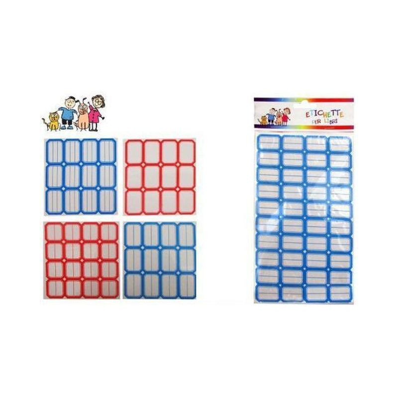 ETICHETTE PER LIBRI 10FOGLI MAXI 12 EAN 8050444936719 INGROSSO ETICHETTE LABEL POSTIT