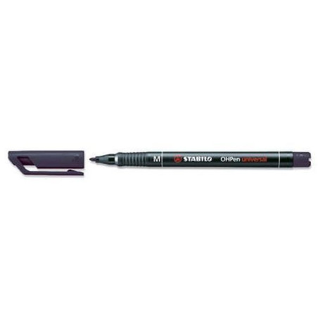 INGROSSO CARTOLERIA PENNARELLO STABILO OHP 843 M NERO C.10 4006381115575 INGROSSO PENNE REFIL MARCATORI EVIDENZIATORI
