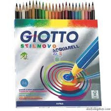 GIOTTO STILNOVO ACQUARELLABILI 24PZ APP. EAN 8000825255809 INGROSSO MATITE COLORATE