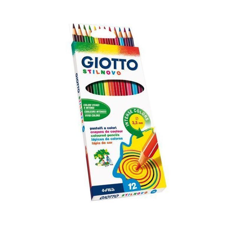 MATITE COL. GIOTTO STILNOVO PZ.12 EAN 8000825256509 INGROSSO MATITE COLORATE
