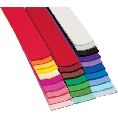 INGROSSO CARTOLERIA CARTA CRESPA GR.40 VIOLA SCURO CREPE PAPER DARK PURPLE-HS CODE:48089000 8004496012778 INGROSSO QUADERNI ALBU