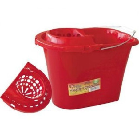 SECCHIO OVALE CON STRIZZATORE 15 LITRI EAN 8000061043338 INGROSSO ACCESSORI PULIZIA
