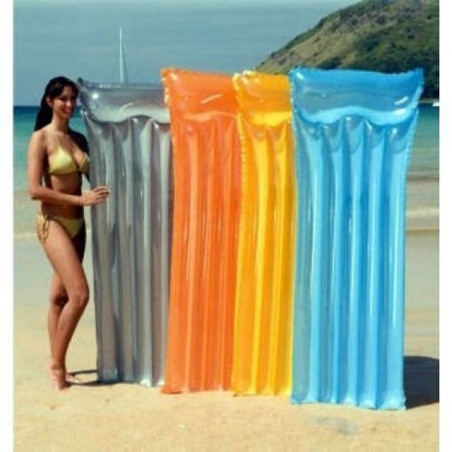 INGROSSO ARTICOLI MARE MATERASSINO TINTA UNITA 183X76CM 5 TUBI 4 COLORI ASS.GIALLO ARANCIO GRIGIO BLU 6942138967807 INGROSSO GON