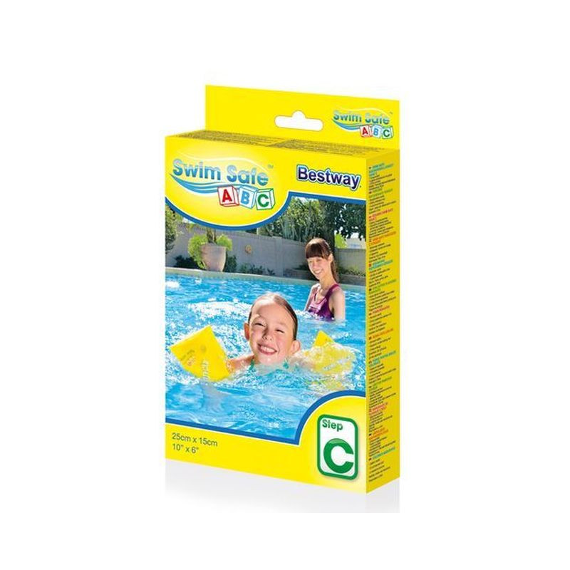 BRACCIOLI SWIM SAFE ABC STEP C CM. 25X15 EAN 0821808320332 INGROSSO BRACCIOLI MARE GONFIABILI