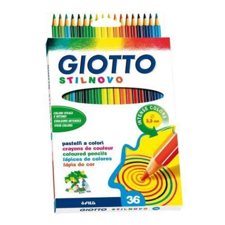 MATITE COL. GIOTTO STILNOVO PZ.36 EAN 8000825256707 INGROSSO MATITE COLORATE