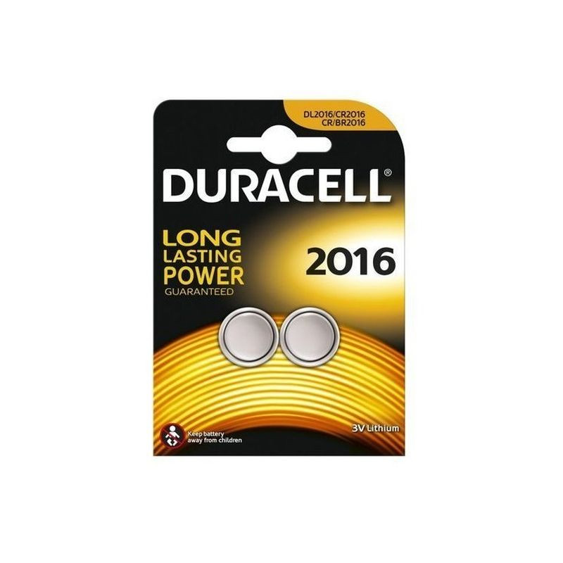DURACELL PILA CR2016 3V BLISTER 2PZ EAN 5000394203884 INGROSSO PILE A BOTTONE