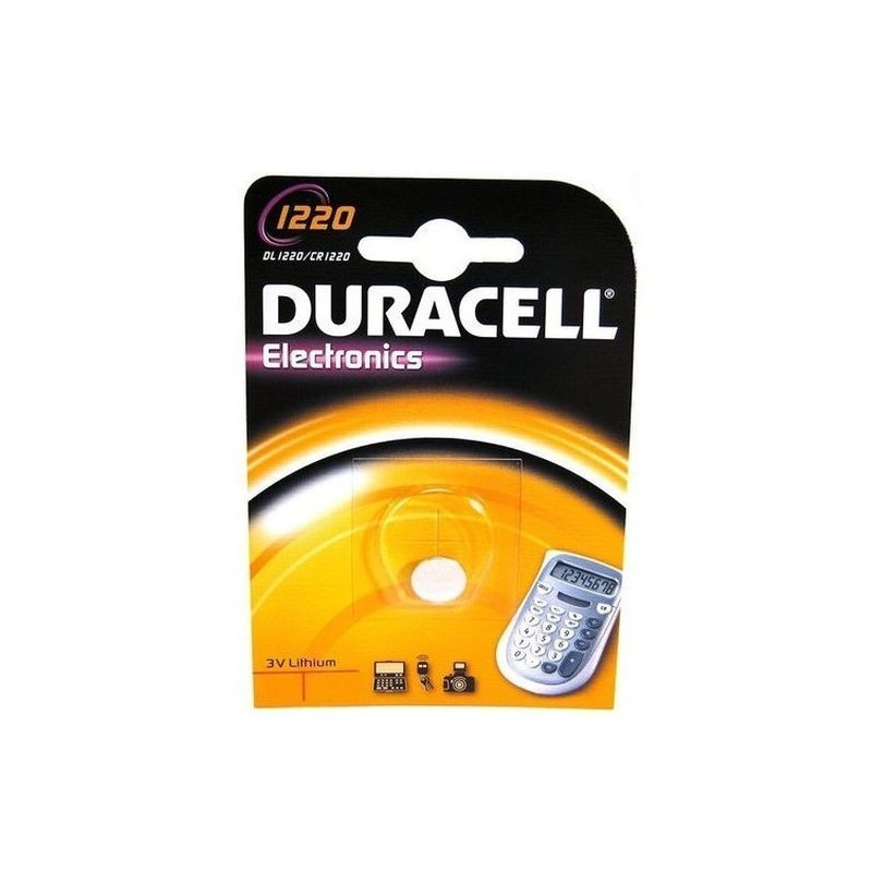 DURACELL PILA 1220 BLISTER 1PZ EAN 5000394030305 INGROSSO PILE A BOTTONE
