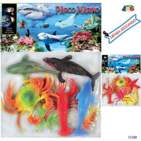 INGROSSO GIOCATTOLI BUSTA PESCI PARCO MARINO ASS. 8034094800354 INGROSSO BUSTE SOLDATINI E ANIMALI BUSTE ANIMALI GIOCATTOLO