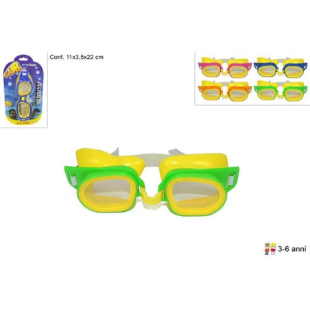 INGROSSO OCCHIALINI MARE BLIST 3-6 ANNI 4COL ASS 8034048256398 INGROSSO MASCHERE SUB OCCHIALINI BOCCAGLI