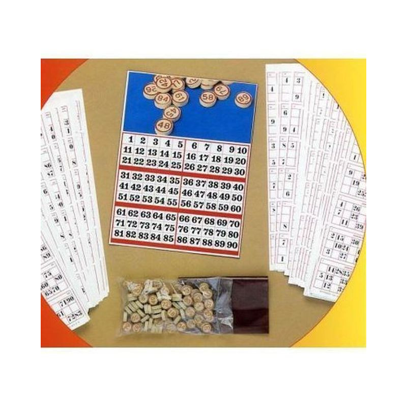 TOMBOLA 600 CARTELLE IN CARTONE NO NUMER EAN 8000888001061 INGROSSO GIOCHI DI SOCIETA